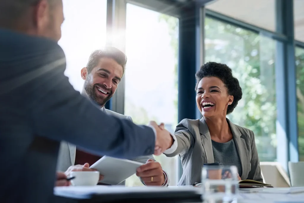 Couple reviewing a retirement planning strategy with financial advisor